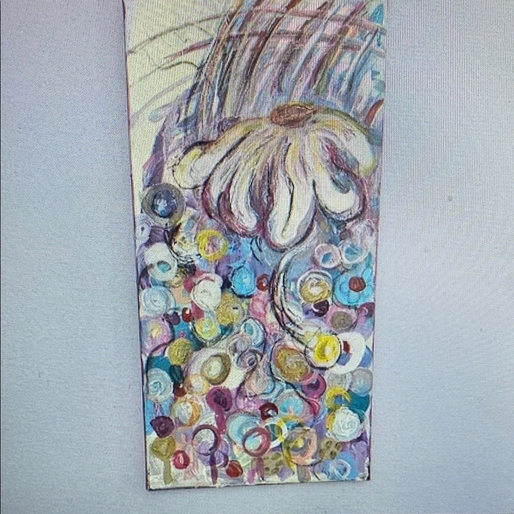 Purple wall art painting original